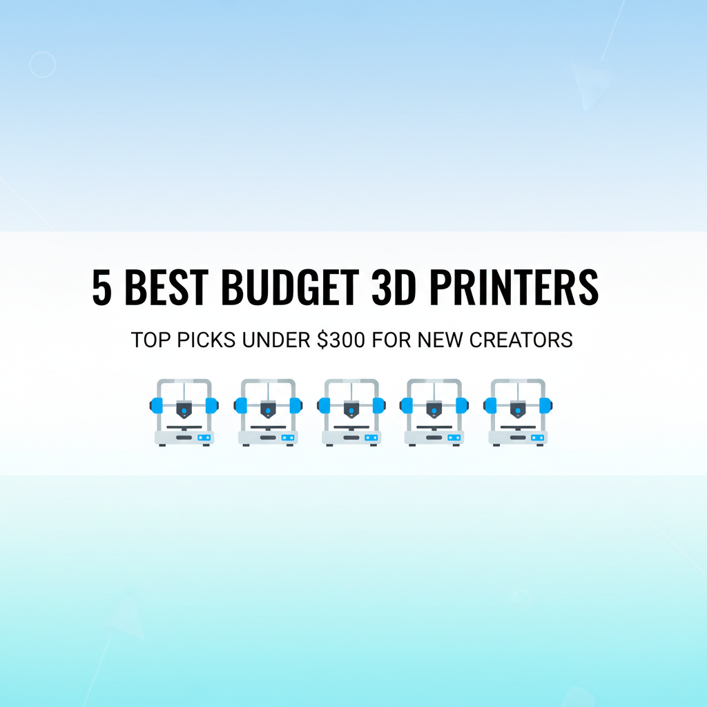 Best Budget 3D Printers for Beginners (Under $300 That Actually Work)