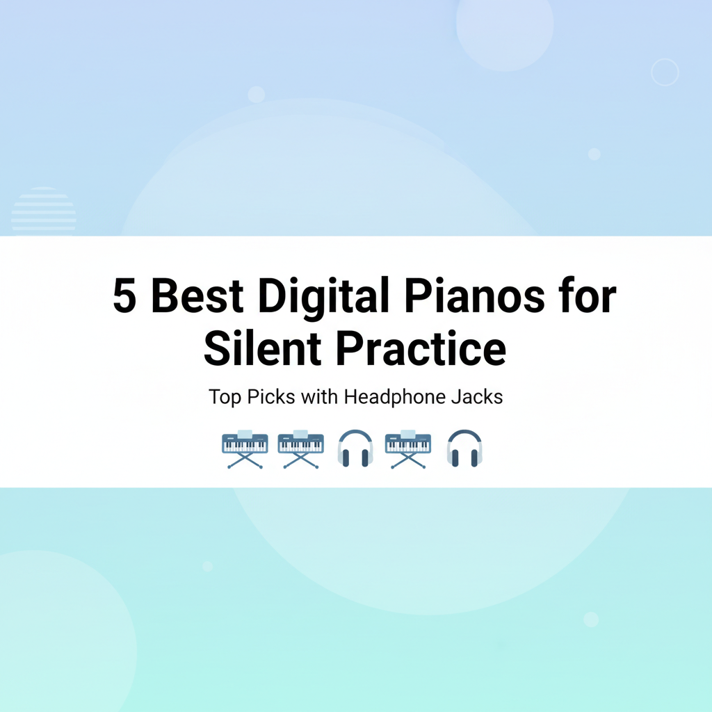 Best Digital Pianos for Silent Practice with Headphone Jacks