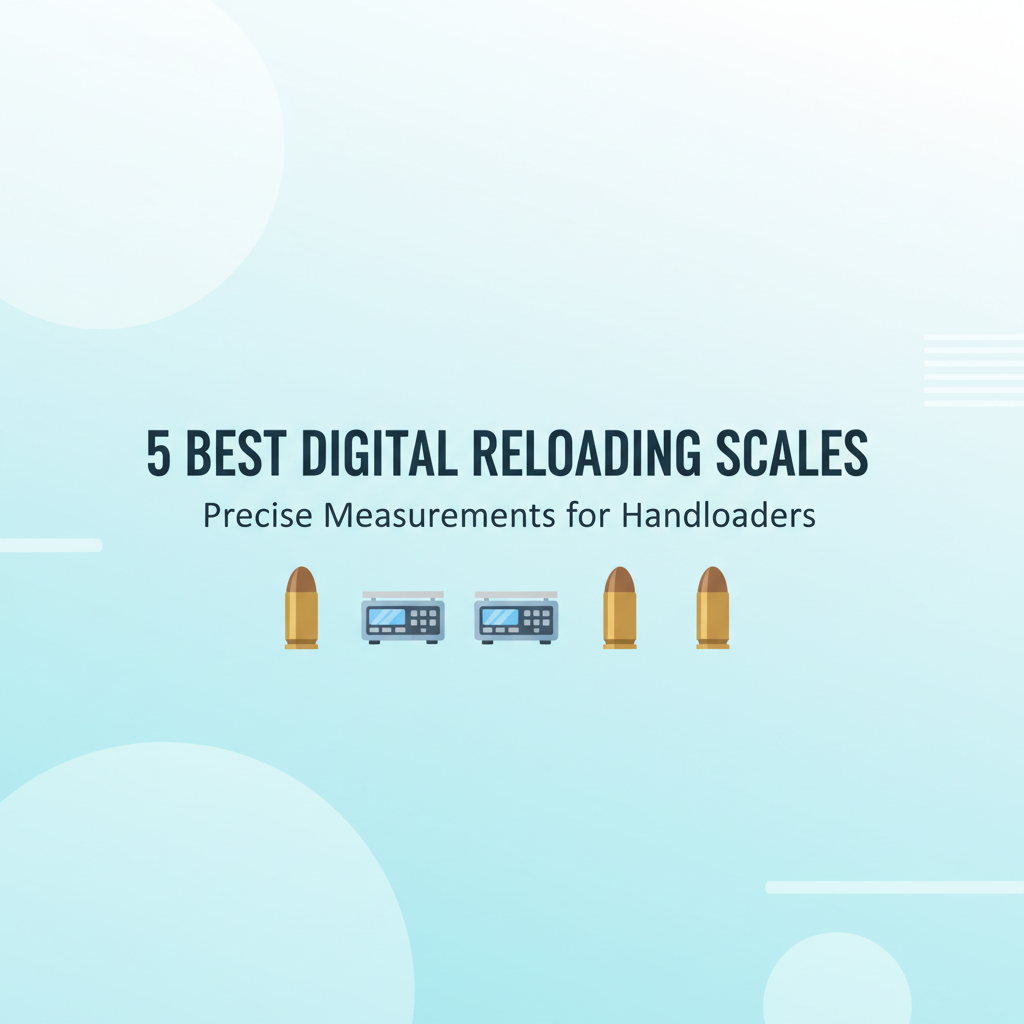 Best Digital Scales for Reloading & Ballistics: Precise Measurements for Handloaders
