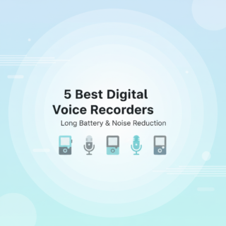 Best Digital Voice Recorders for Lectures: Long Battery & Noise Reduction