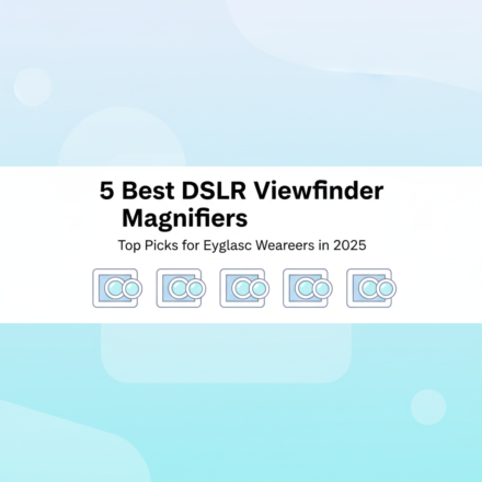 Best DSLR Viewfinder Magnifiers for Eyeglass Wearers in 2025