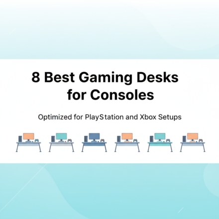 Best Gaming Desks for Consoles: PlayStation and Xbox Setups