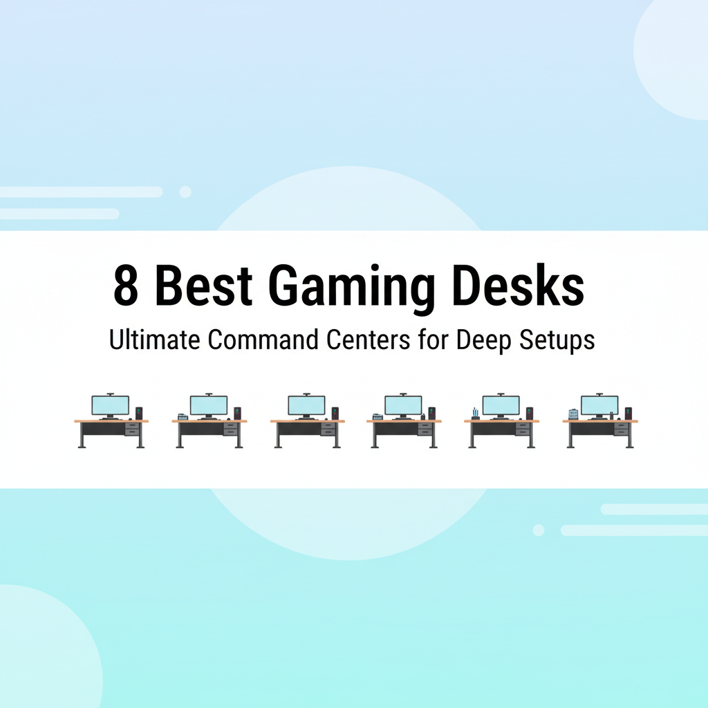 Best Gaming Desks for Multiple Monitors & Deep Setups