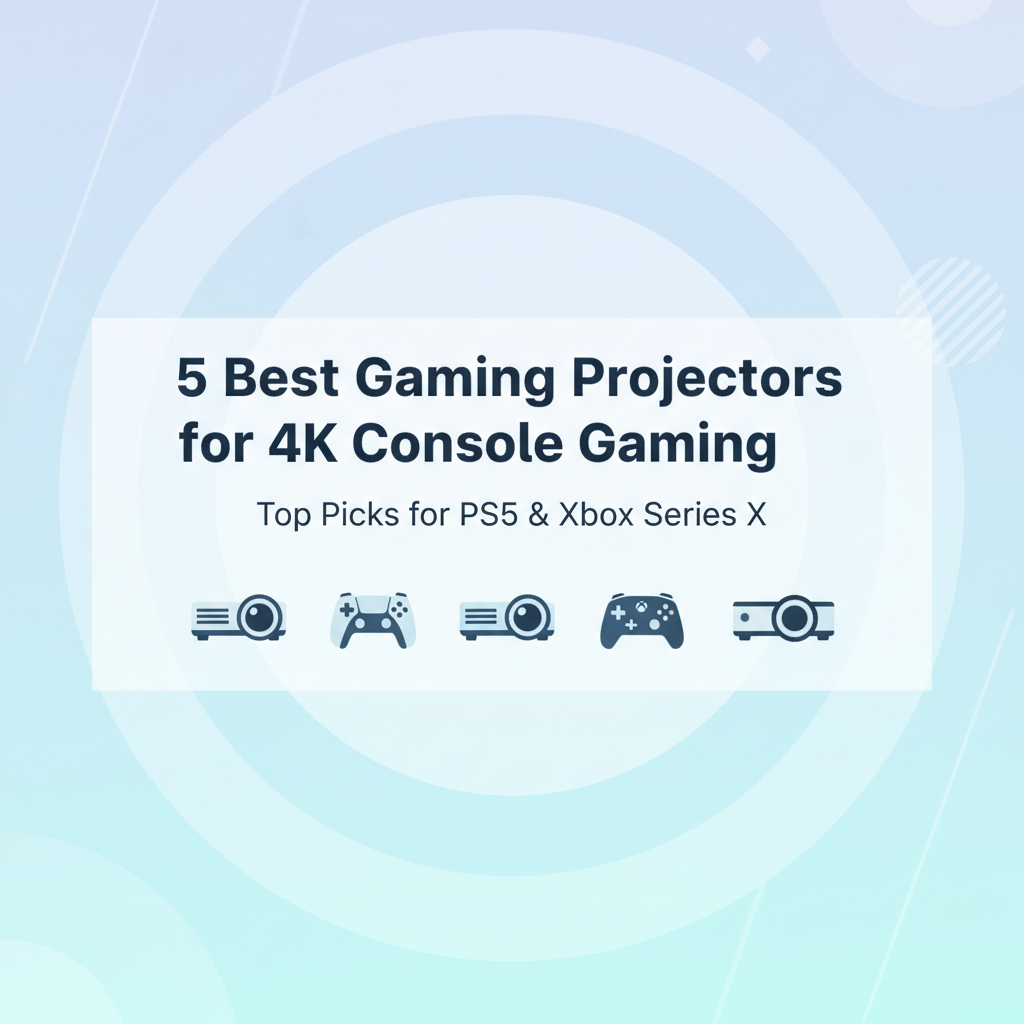 Best Gaming Projector for 4K Console Gaming (PS5 & Xbox Series X)
