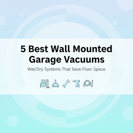 Best Garage Vacuum for Wall Mounting: Wet/Dry Systems That Save Floor Space