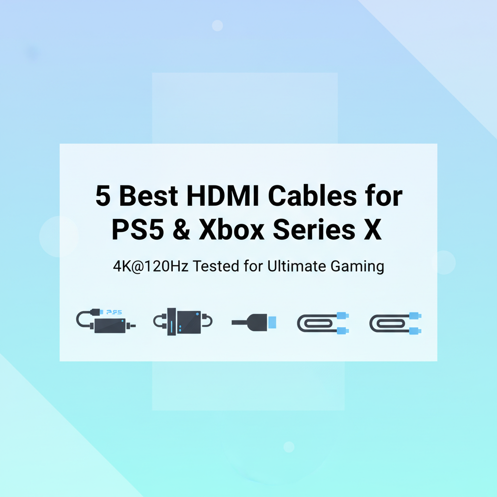 Best HDMI Cables for PS5 & Xbox Series X: 4K@120Hz Tested