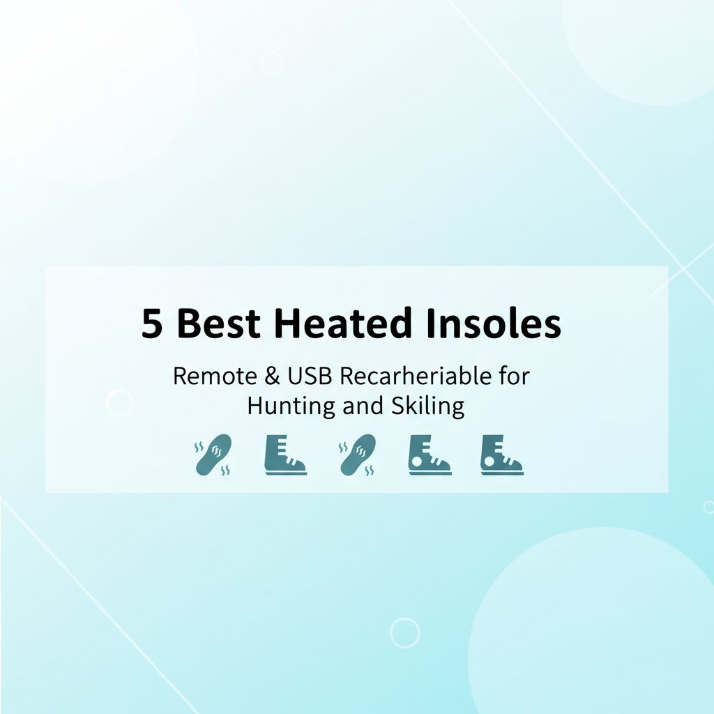 Best Heated Insoles for Hunting and Skiing (Remote & USB Rechargeable)