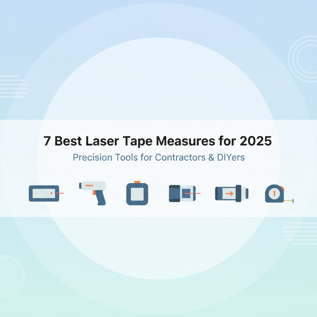 Best Laser Tape Measures for Contractors and DIYers (2025 Edition)