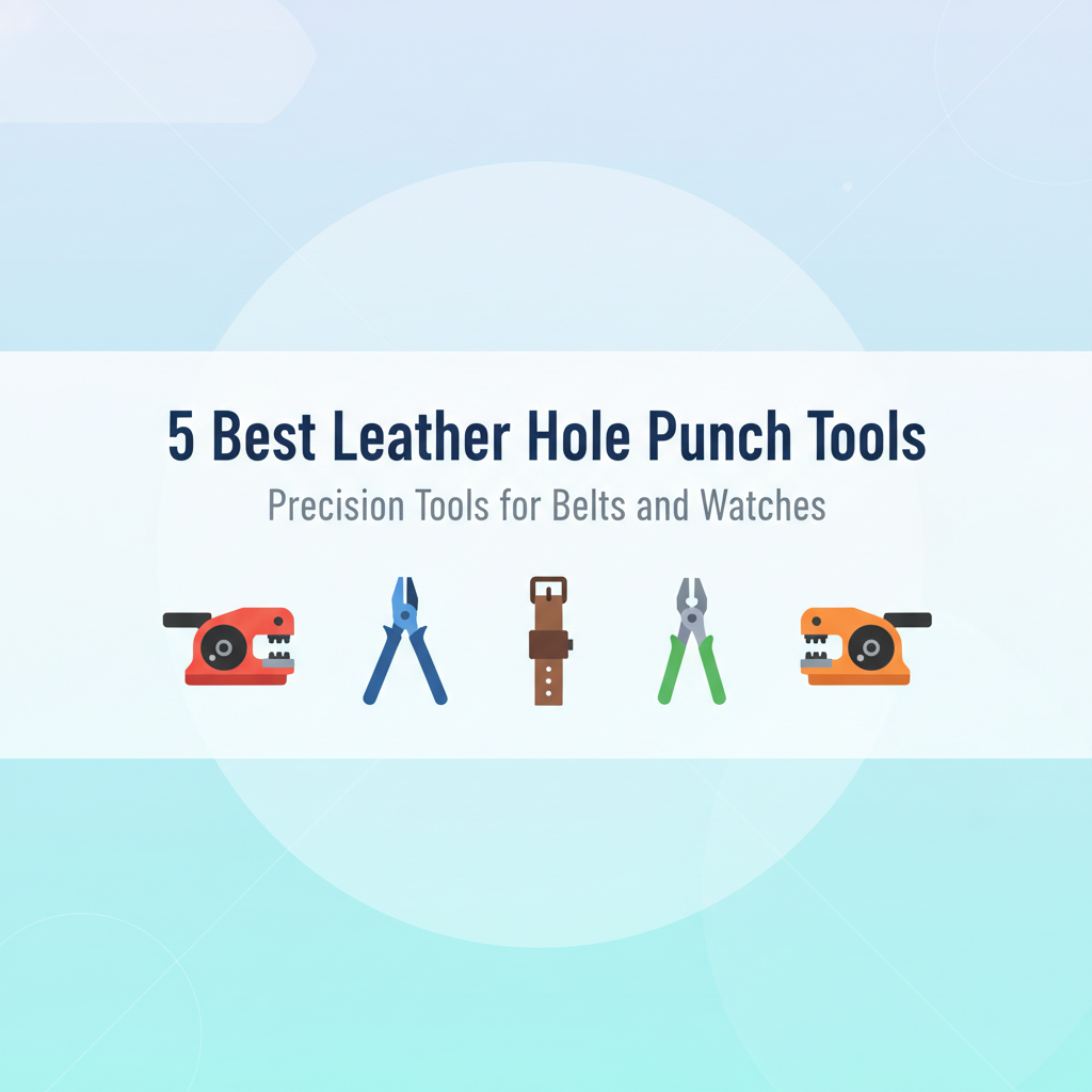 Best Leather Hole Punch Tools for Belts and Watch Straps