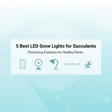 Best LED Grow Lights for Succulents & Cacti (Preventing Etiolation)