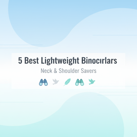 Best Lightweight Binoculars for Bird Watching (Neck & Shoulder Savers)