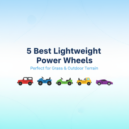 Best Lightweight Power Wheels for Grass & Outdoor Terrain