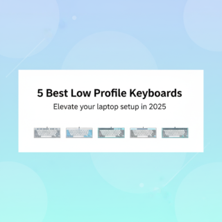 Best Low Profile Mechanical Keyboards for Laptop Stands in 2025