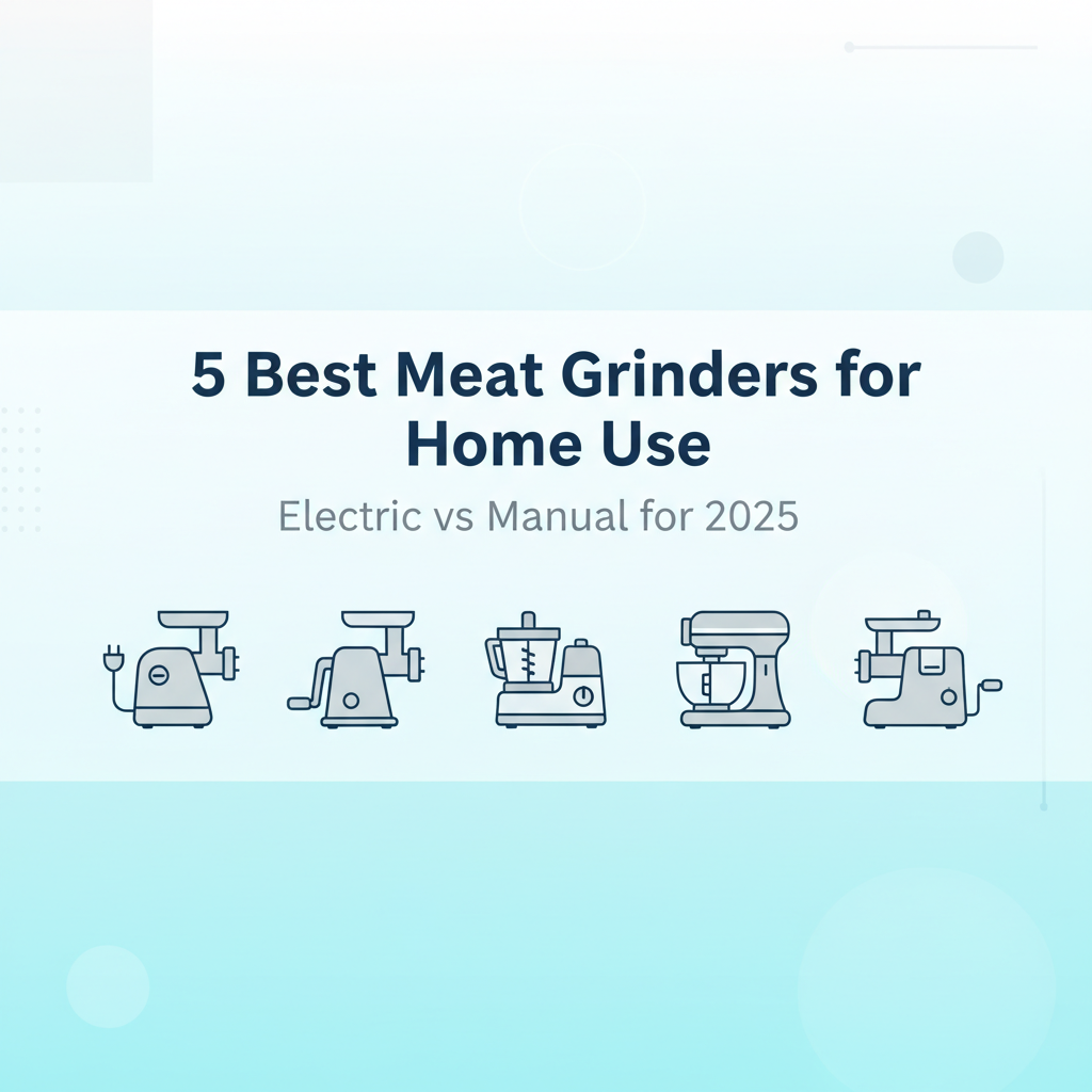 Best Meat Grinders for Home Use: Electric vs Manual for 2025