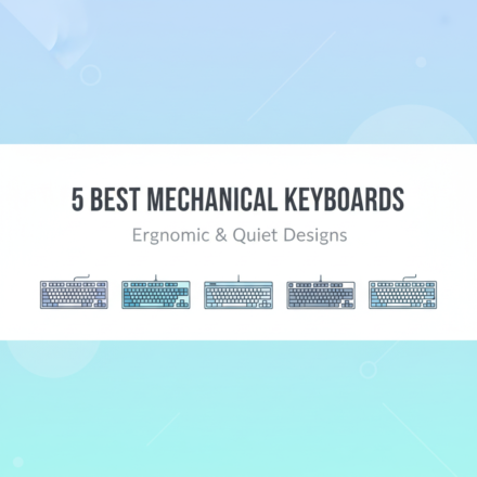 Best Mechanical Keyboards for Data Entry (Ergonomic & Quiet)