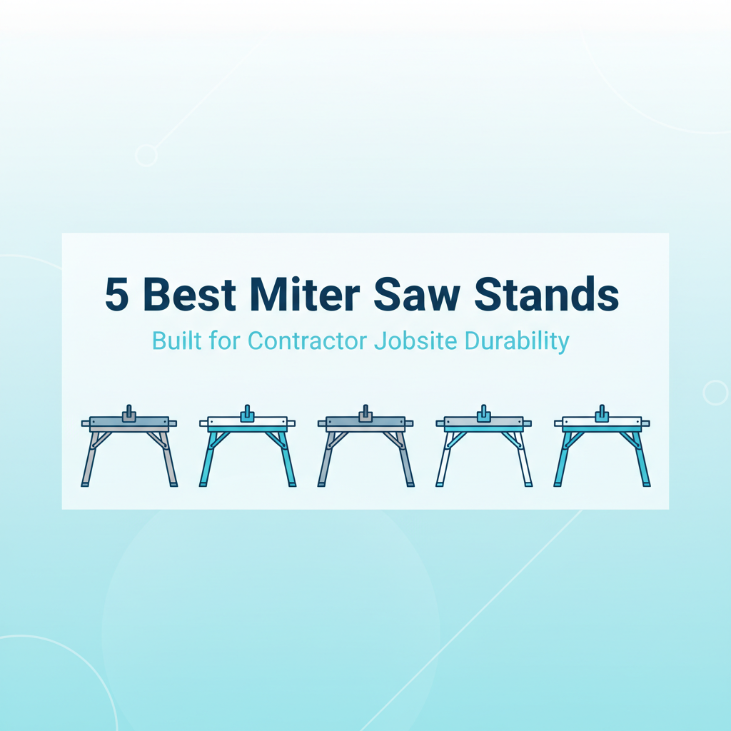 Best Miter Saw Stands for Contractor Jobsite Durability