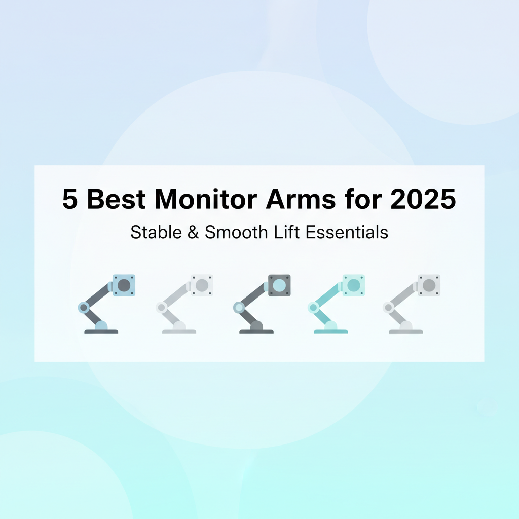 Best Monitor Arms for Standing Desks in 2025 (Stable & Smooth Lift)