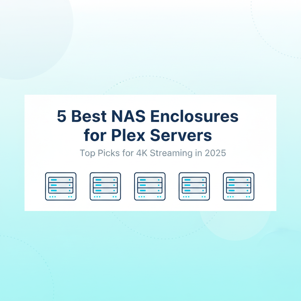 Best NAS Enclosures for Home Plex Media Servers in 2025
