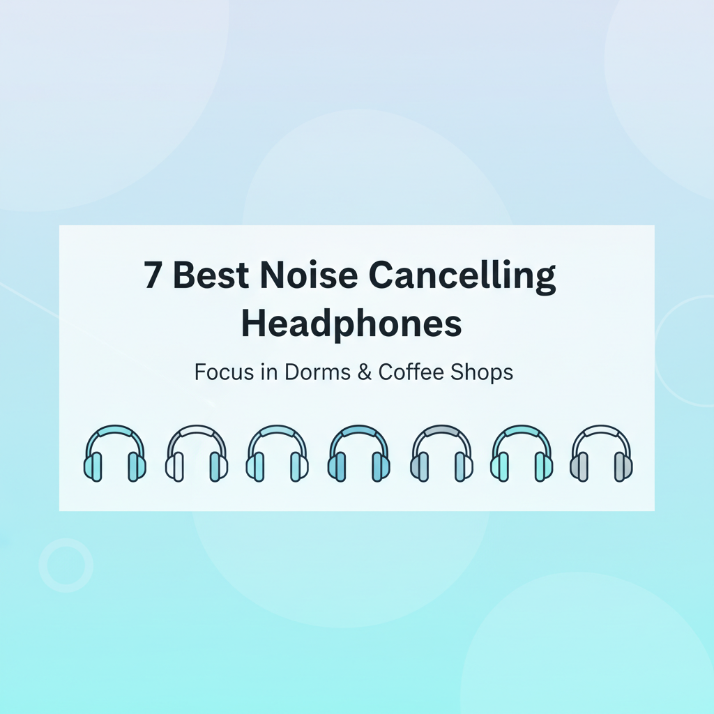 Best Noise Cancelling Headphones for Studying: Block Out Dorms & Coffee Shops