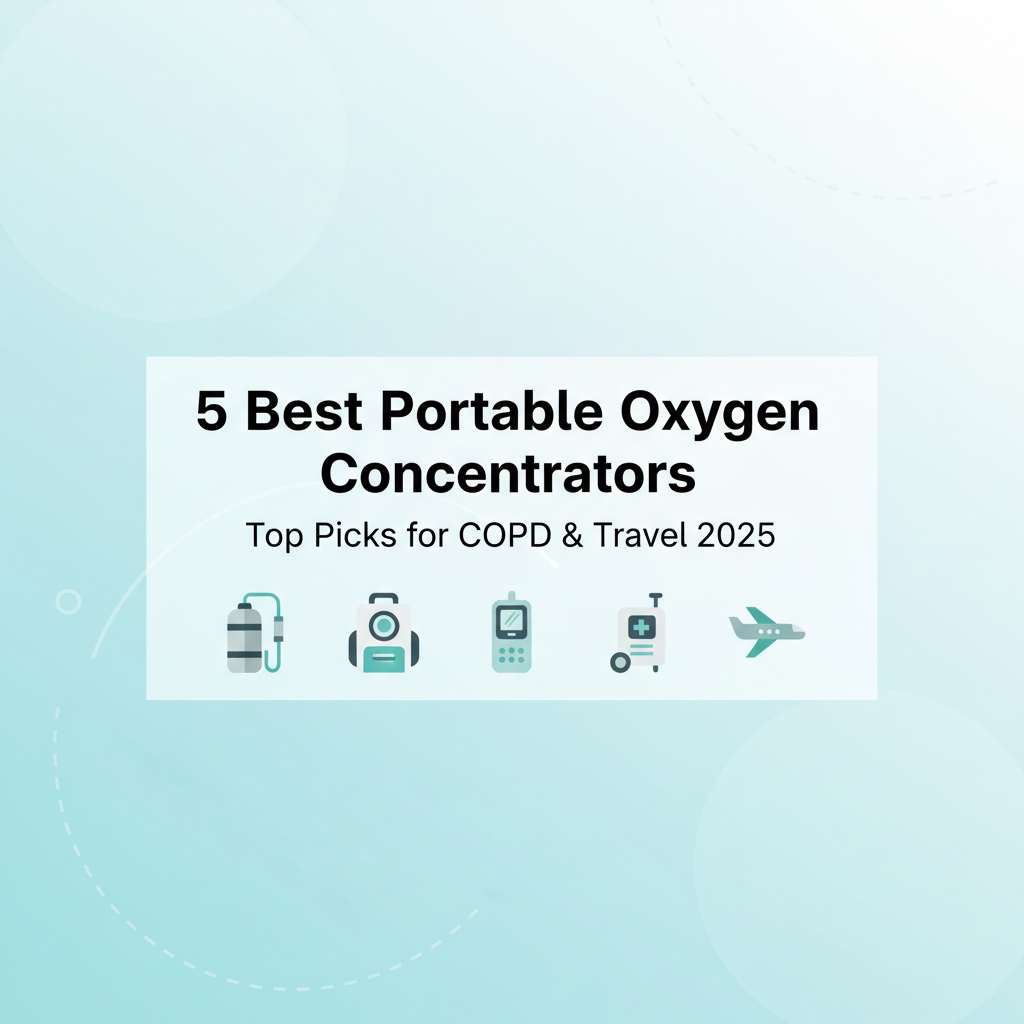 Best Portable Oxygen Concentrators for COPD and Travel (2025 Reviews)