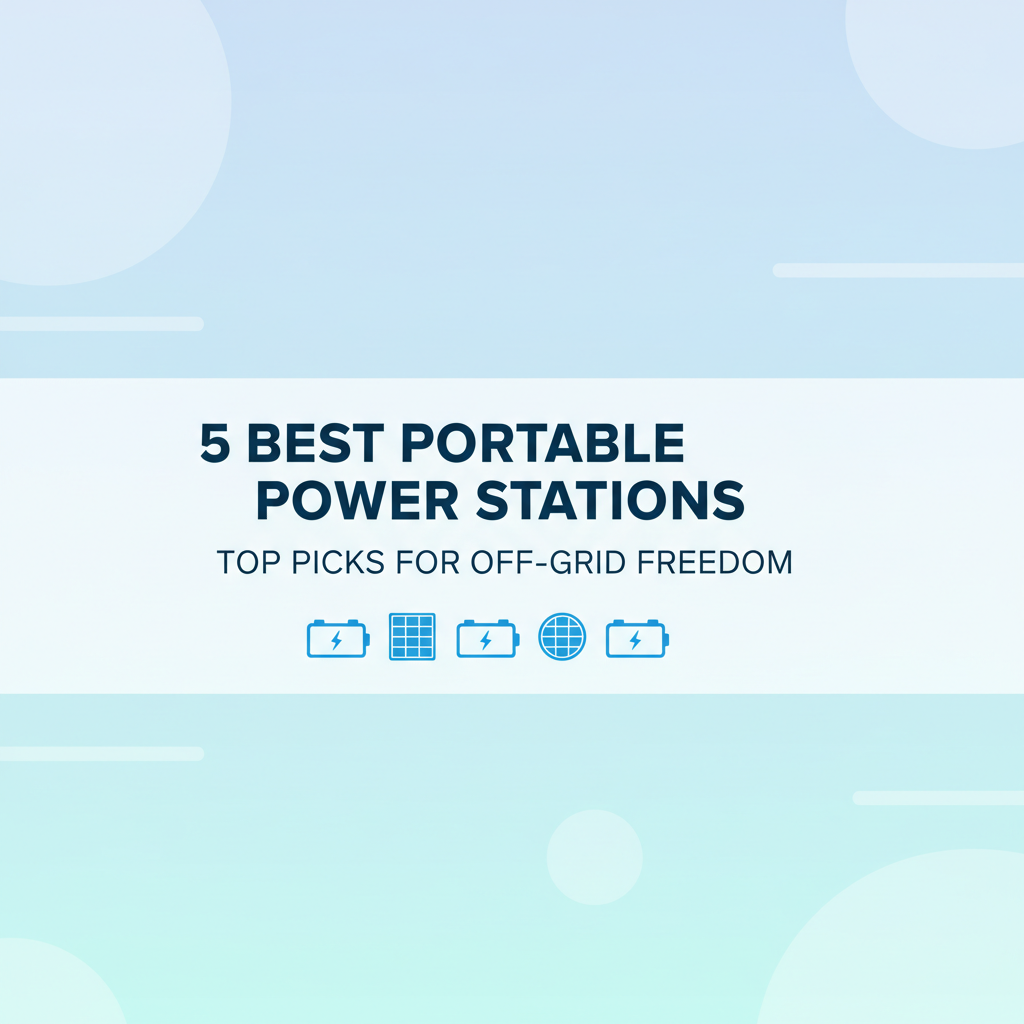 Best Portable Power Stations for Van Life & Off-Grid Living (2025 Edition)