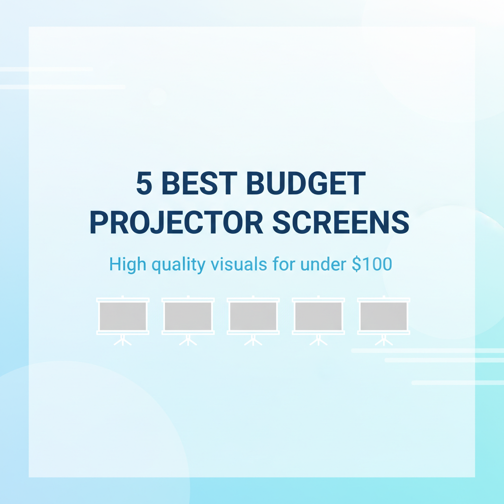 Best Projector Screens Under $100 That Actually Boost Image Quality