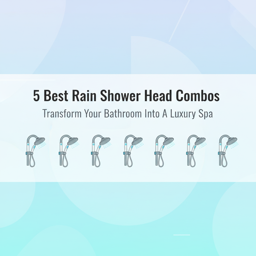 Best Rain Shower Head with Handheld Combo for a Spa Experience at Home