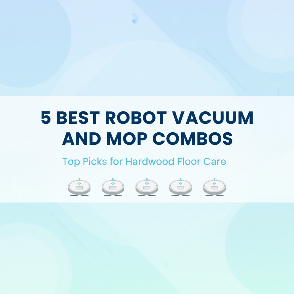 Best Robot Vacuum and Mop Combo for Hardwood Floors