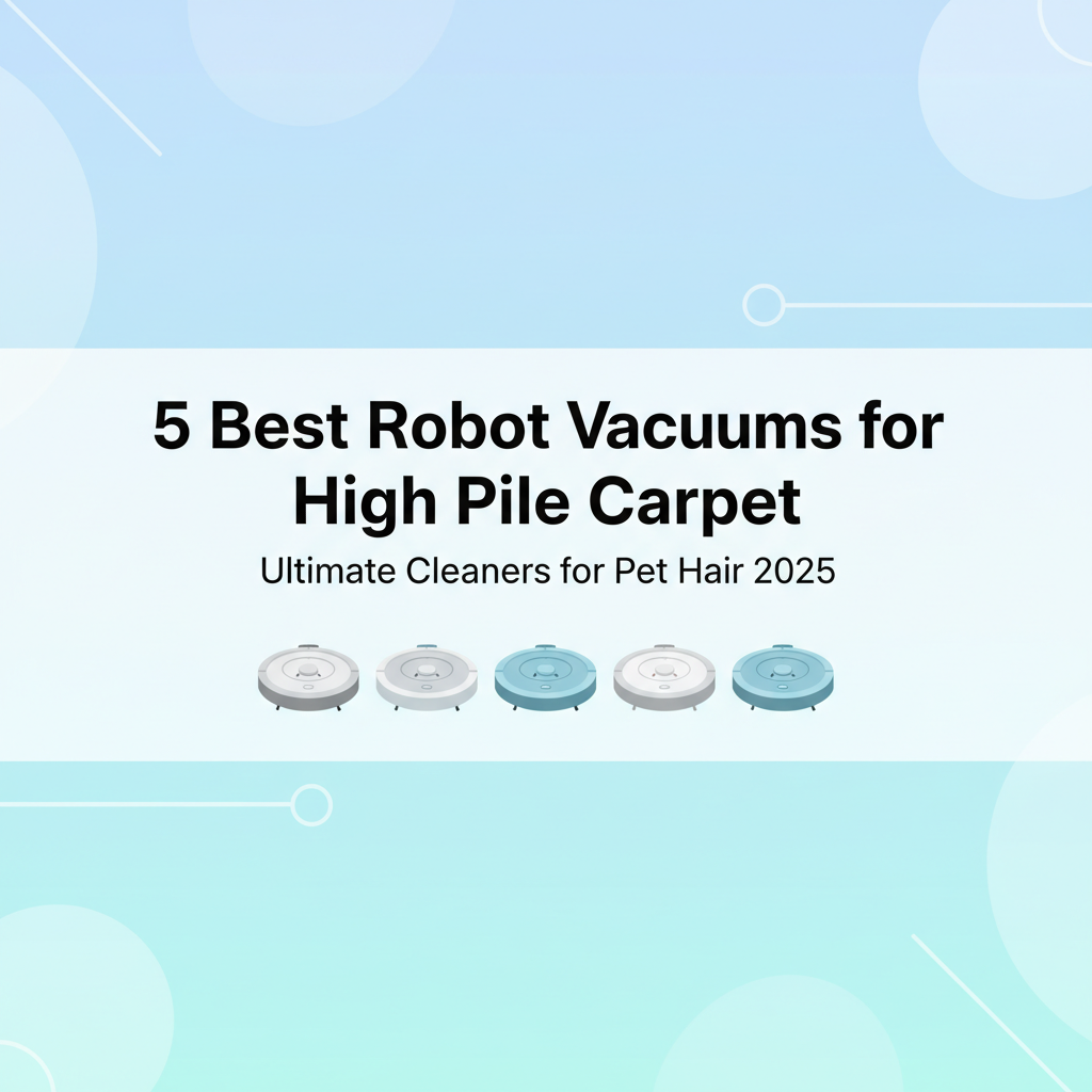 Best Robot Vacuums for High Pile Carpet and Pet Hair in 2025