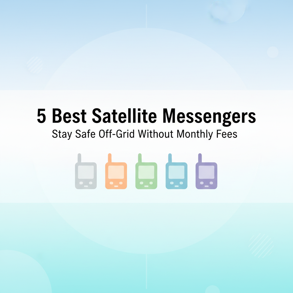 Best Satellite Messenger for Backpacking: Stay Safe Off-Grid Without Monthly Fees