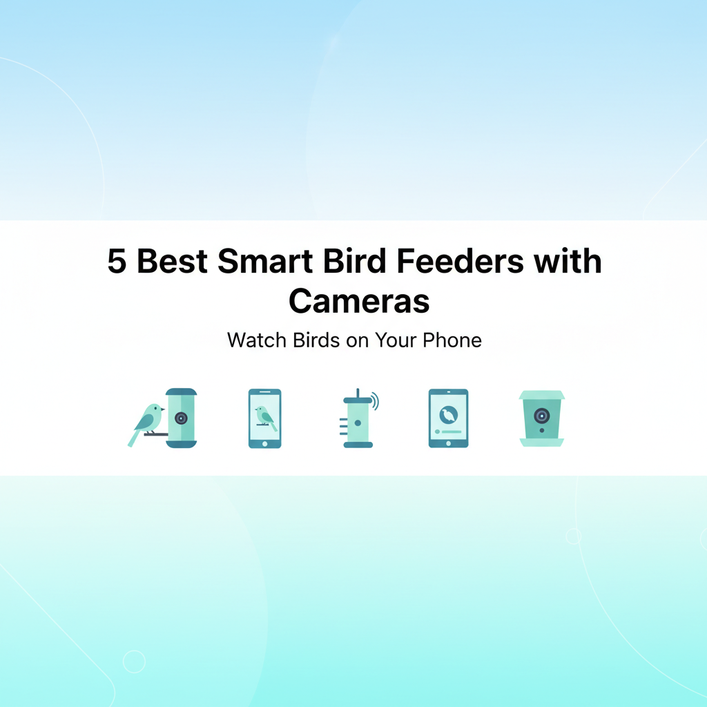 Best Smart Bird Feeders with Cameras for 2025: Watch Birds on Your Phone