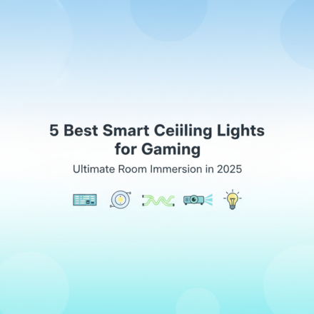 Best Smart Ceiling Lights for Gaming Room Immersion in 2025