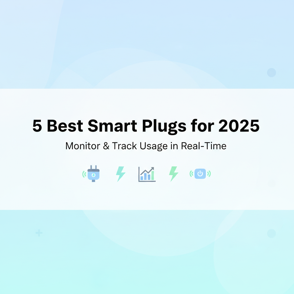Best Smart Plugs for Energy Monitoring & Tracking Usage in Real-Time (2025)