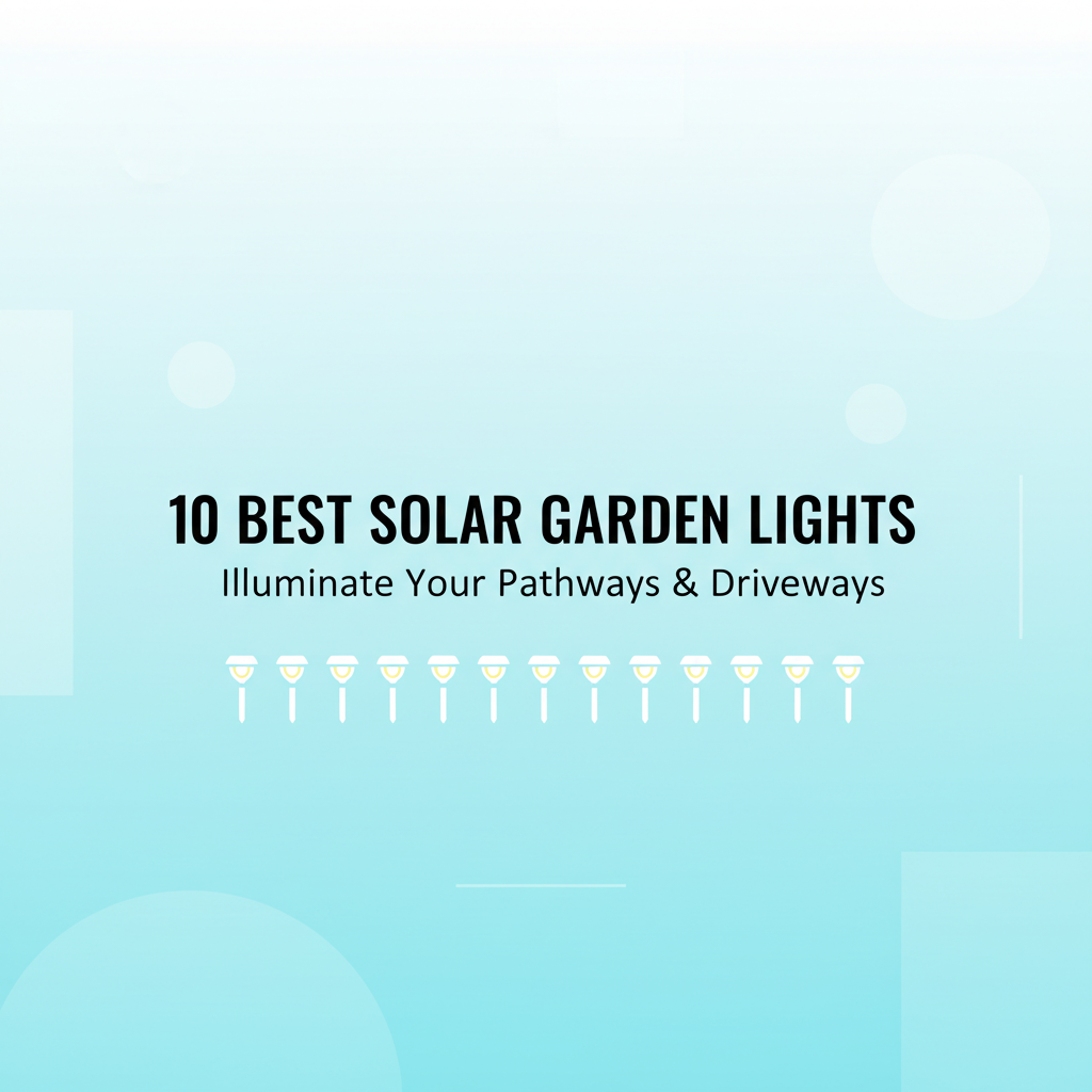Best Solar Garden Lights for Pathways & Driveways