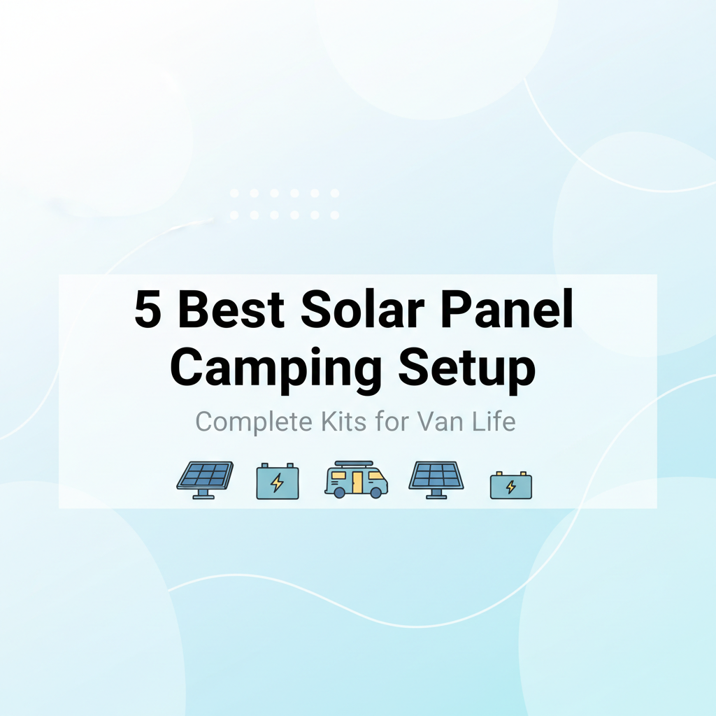 Best Solar Panel Camping Setup – Complete Kits for Van Life