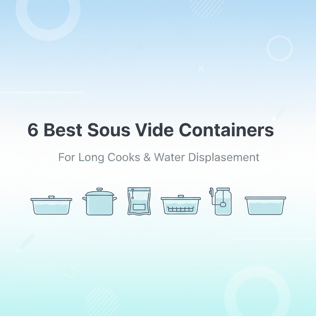 Best Sous Vide Containers for Long Cooks & Water Displacement