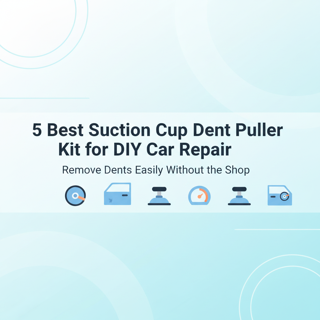 Best Suction Cup Dent Puller Kit for DIY Car Repair