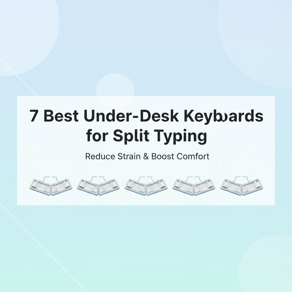 Best Under-Desk Keyboards for Split Typing: Reduce Strain & Boost Comfort