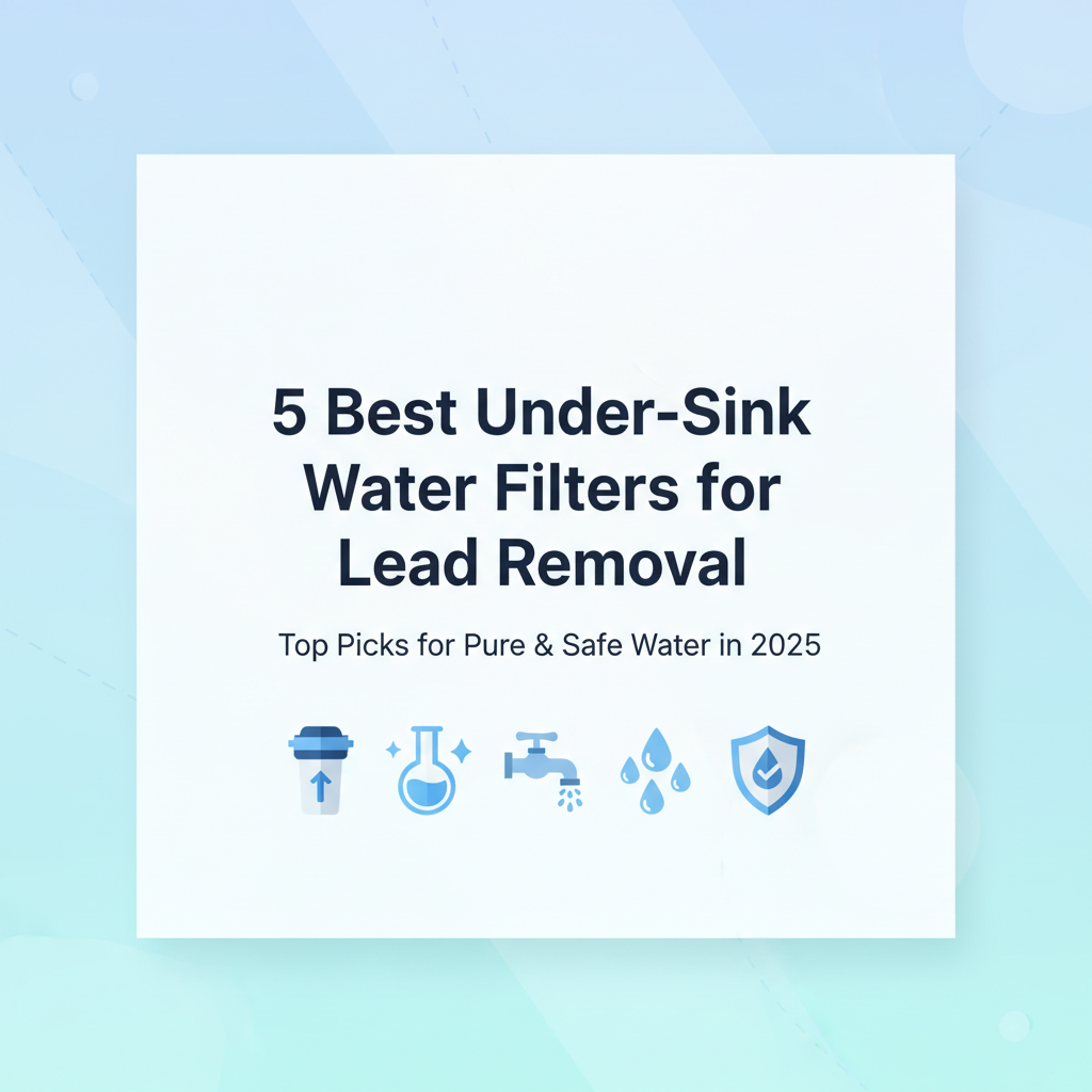 Best Under-Sink Water Filters for Lead Removal in 2025