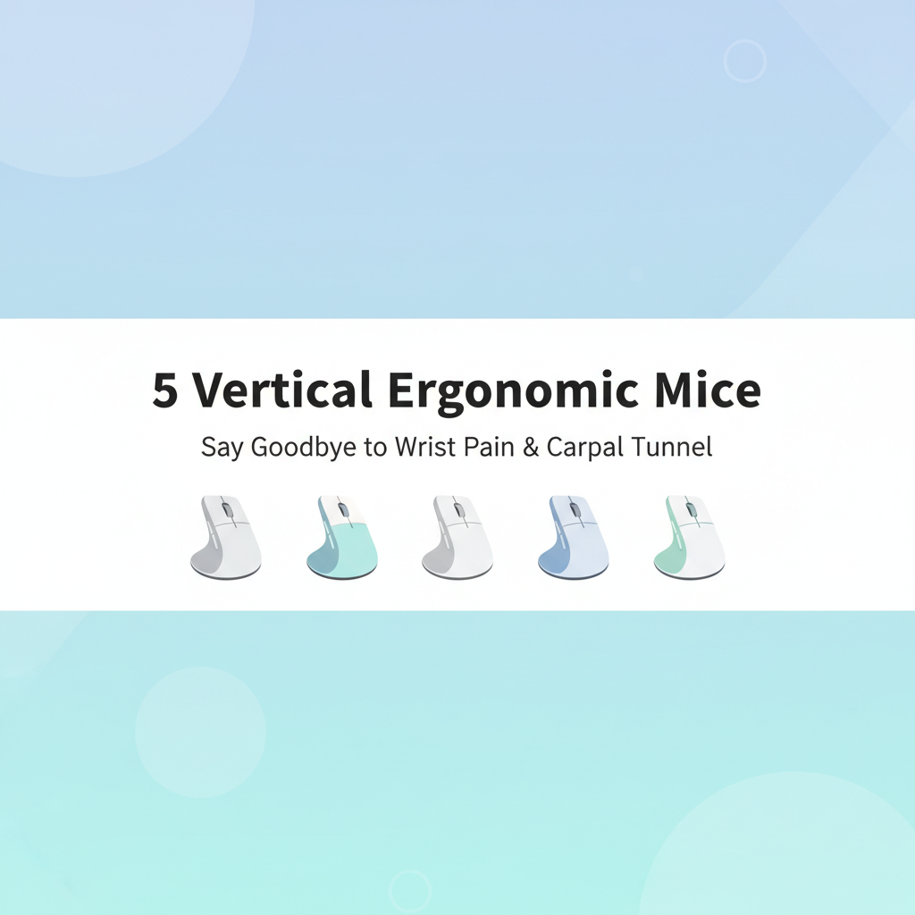 Best Vertical Ergonomic Mice for Wrist Pain Relief & Carpal Tunnel 2025