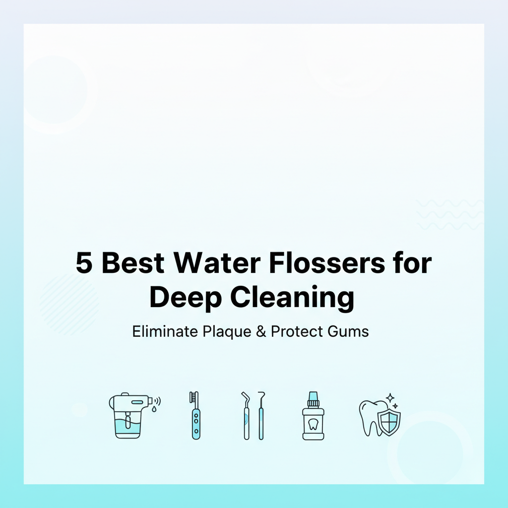 Best Water Flosser for Periodontal Pockets & Deep Cleaning (Dentist Picks)
