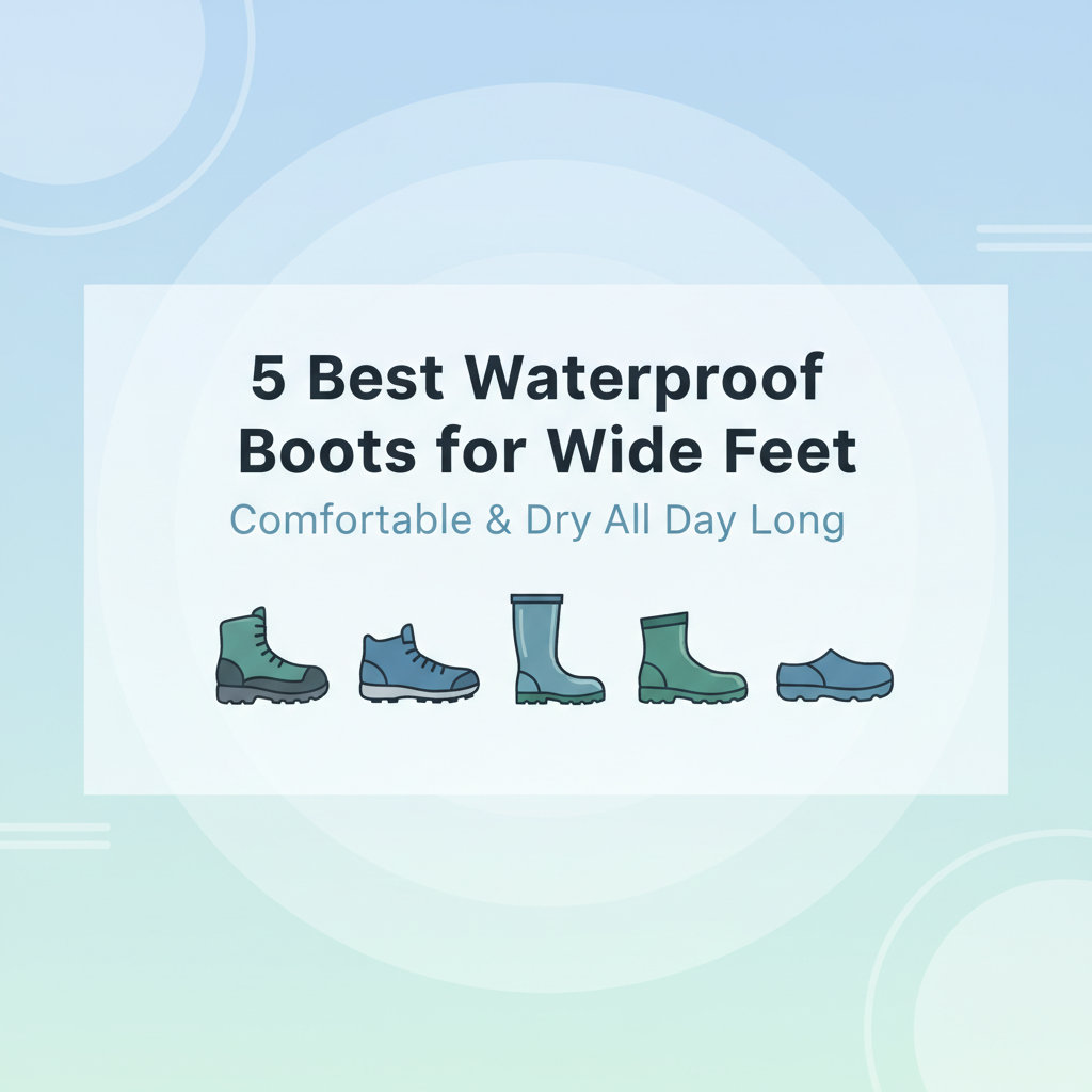 Best Waterproof Boots for Wide Feet (Comfortable & Dry)
