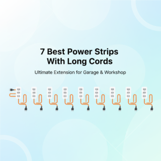 Best Power Strip with Long Cord for Garage & Workshop Use