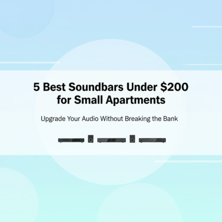 Best Soundbars Under $200 for Small Apartments (2025)