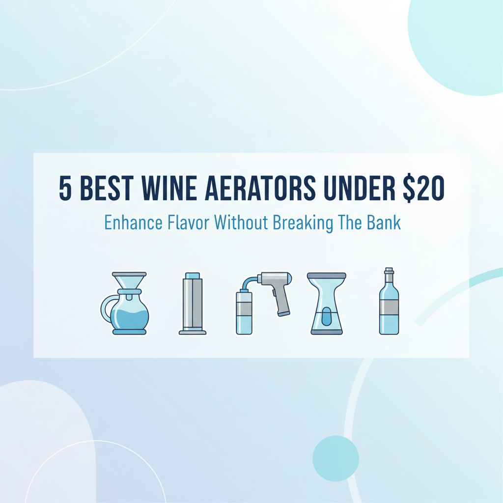 Best Wine Aerators and Pourers Under $20 (Red & White)
