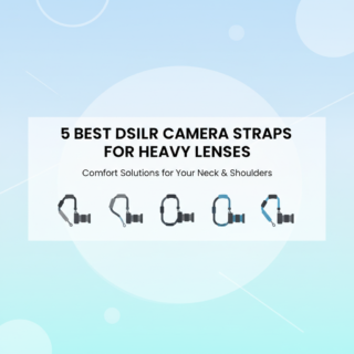 Best DSLR Camera Straps for Heavy Lenses (Neck & Shoulder Relief)