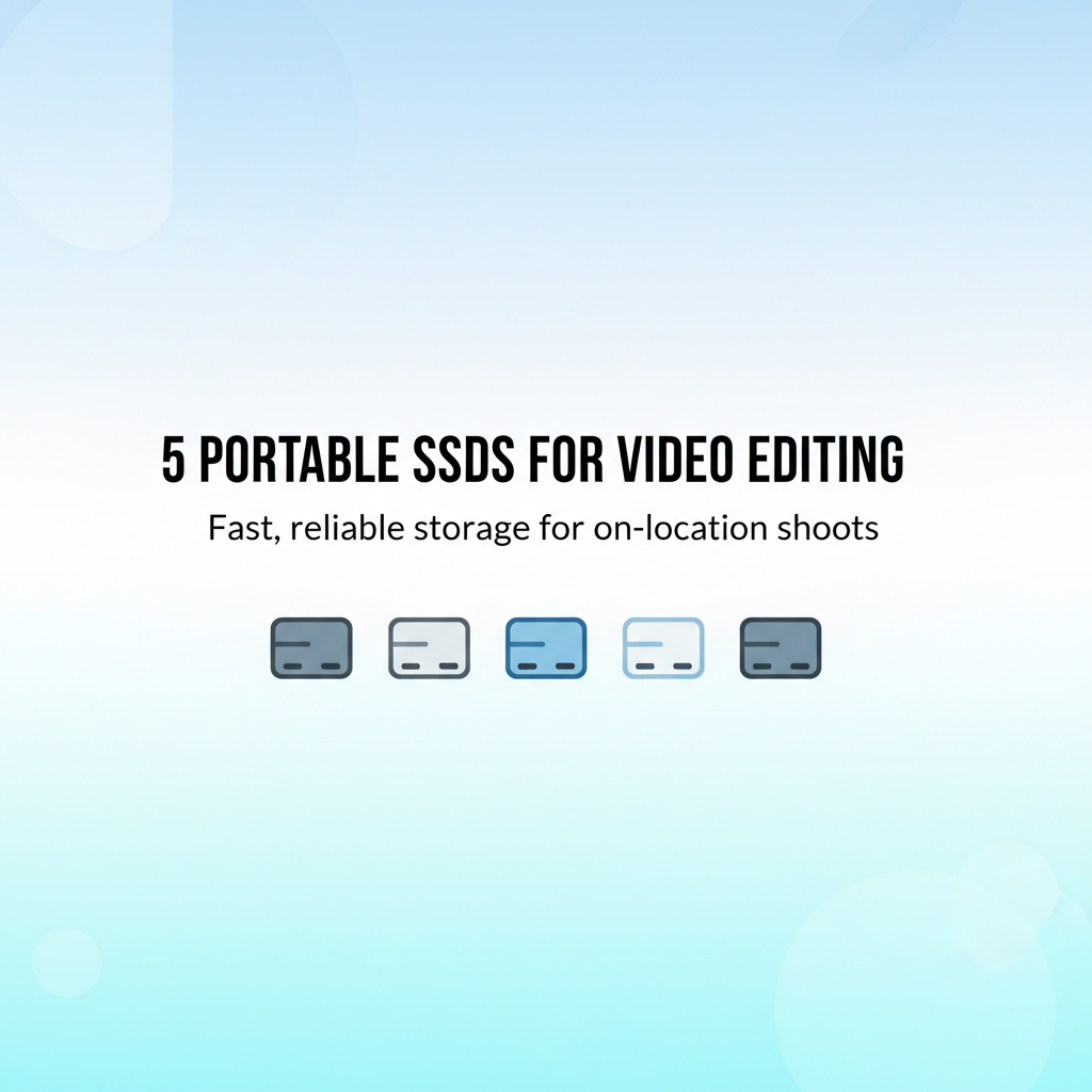 Best Portable SSDs for Video Editing On Location